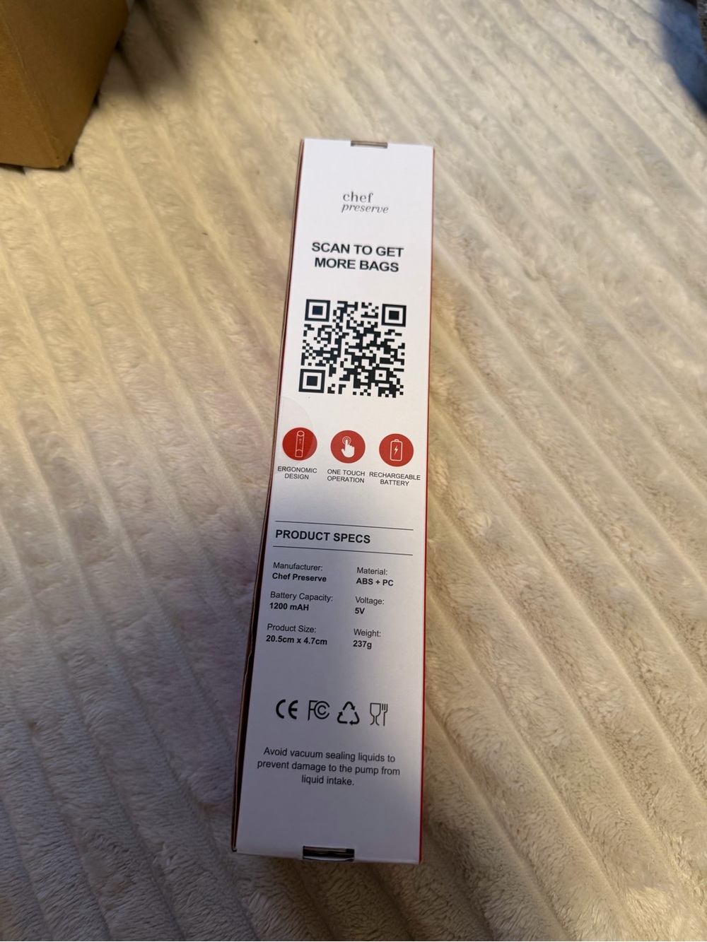Chef Preserve Vacuum Sealer - Picture 3 of 3